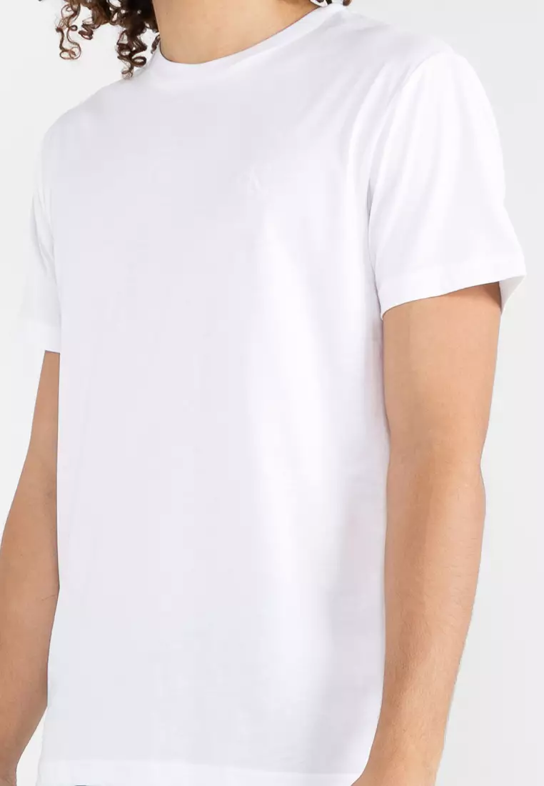 Buy Calvin Klein Solid CK logo T-shirt - Calvin Klein Jeans Online
