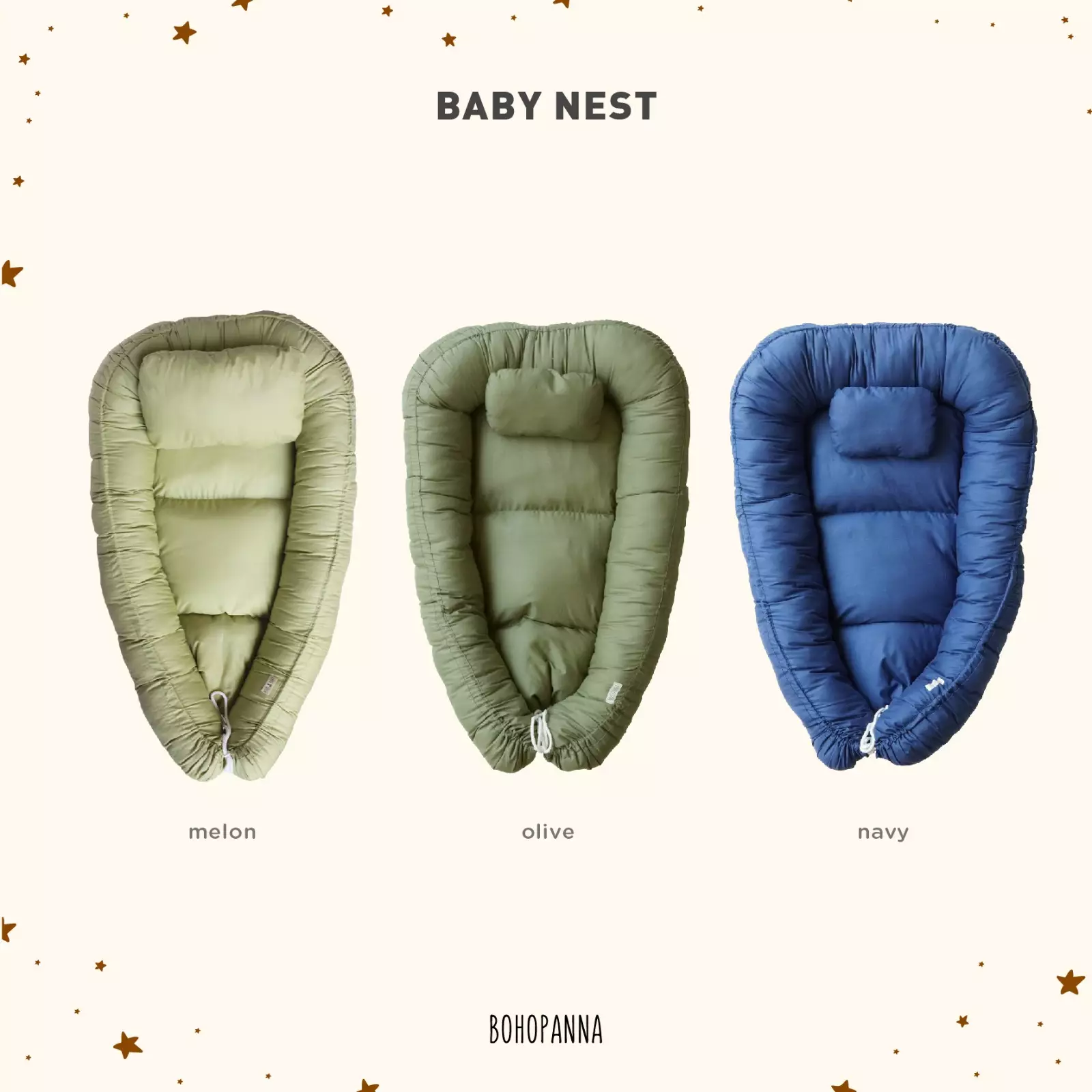 BOHOPANNA - BABY NEST - Bantal Tidur Bayi