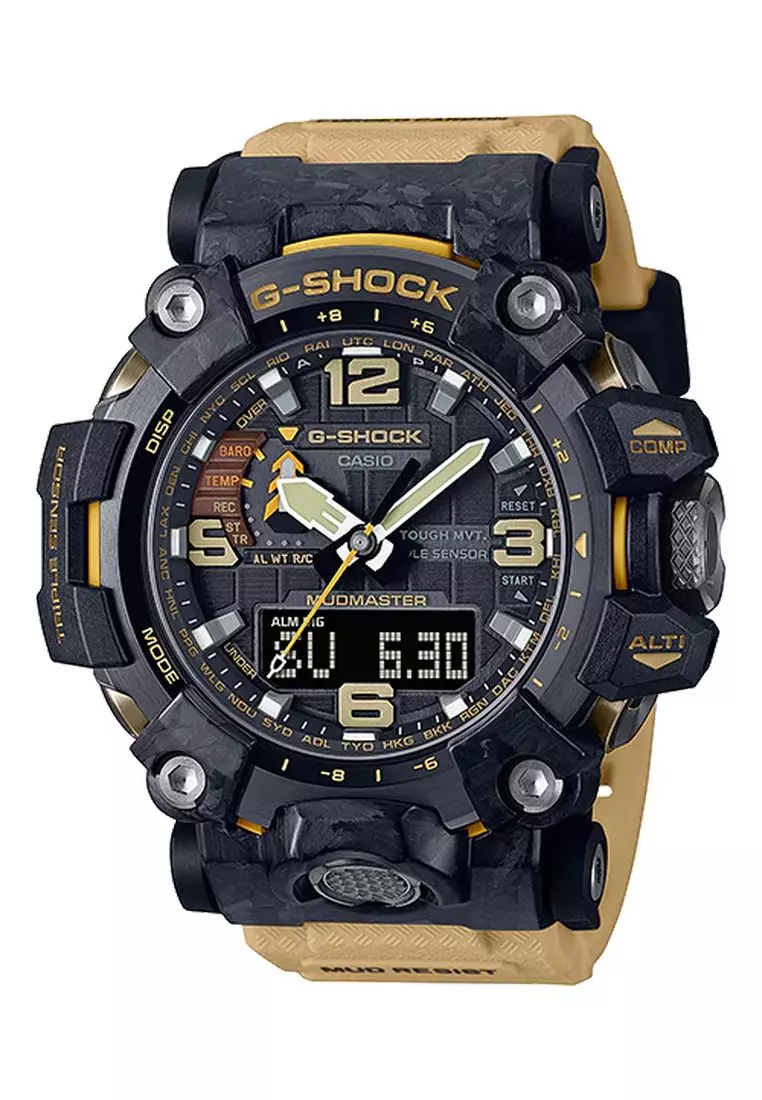 G-Shock Mudmaster Tough Solar Radio Controlled Carbon Core