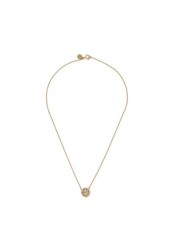 TORY BURCH Miller Pave Logo Delicate Necklace Necklace 2023 | Buy TORY BURCH  Online | ZALORA Hong Kong