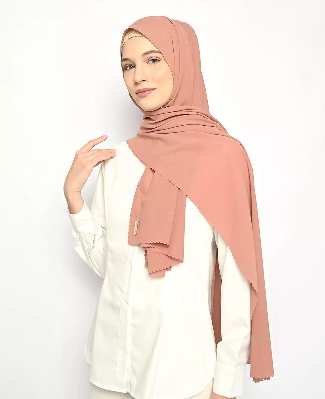 Pasmina Diamond Lasercut Caramel