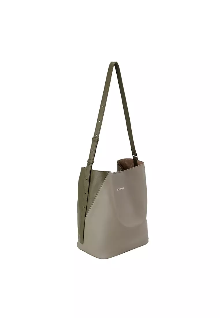 ANAIS Shoulder Bag - Grey / Olive