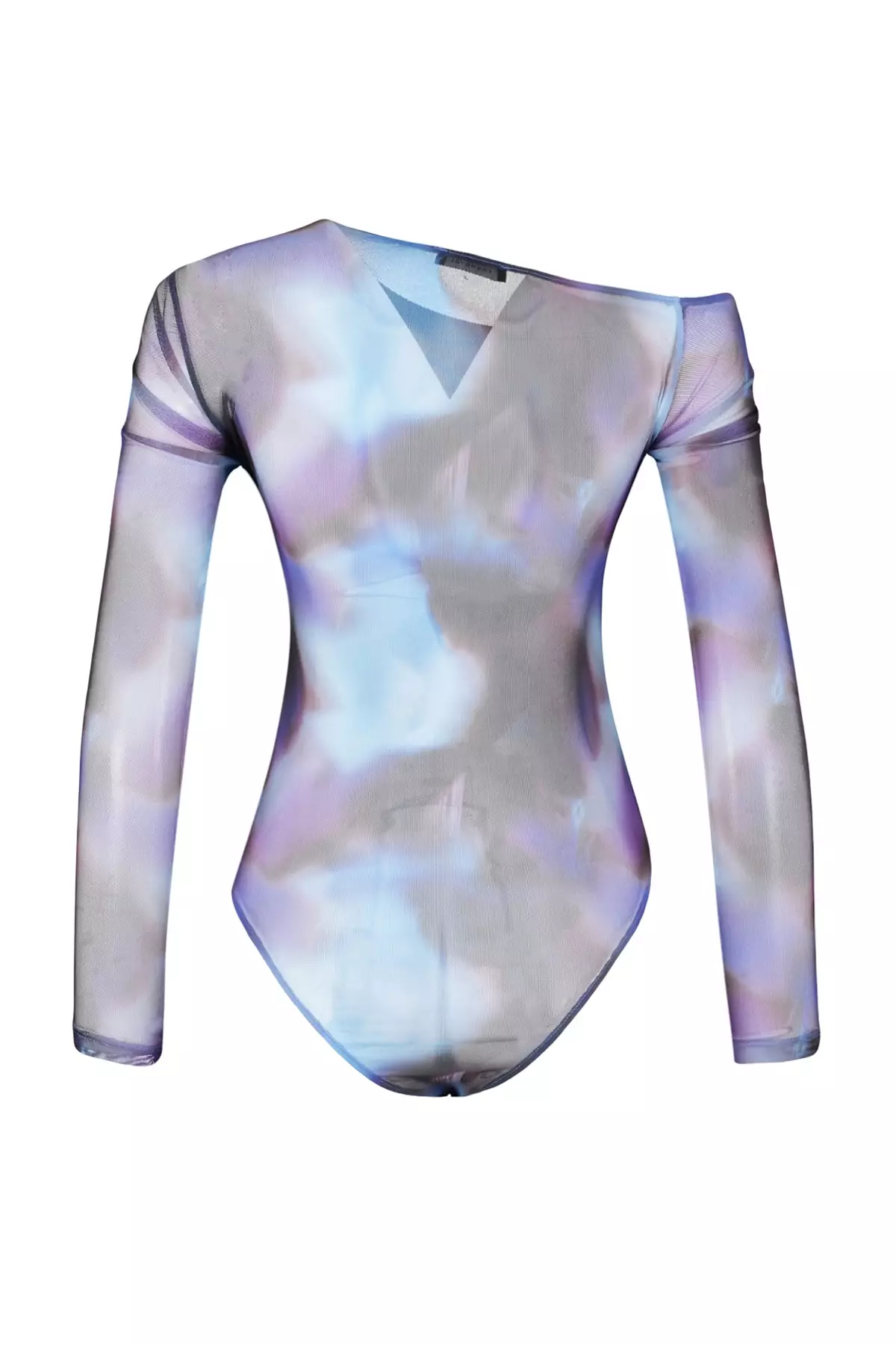 Patterned Tulle Knitted Bodysuit