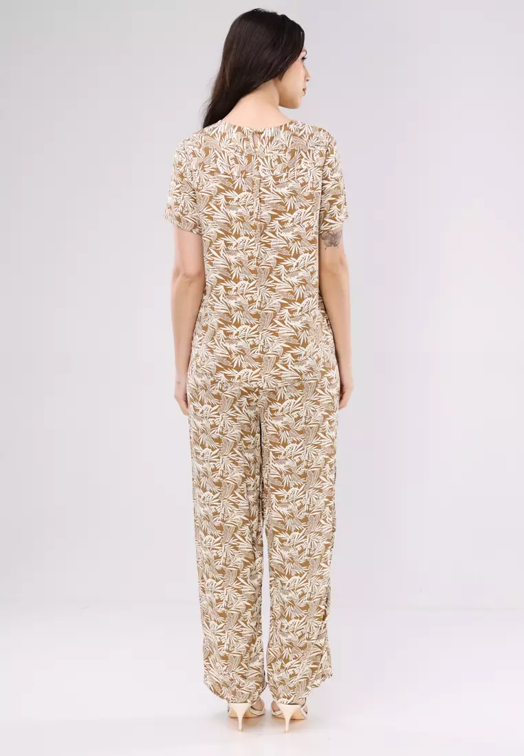 Woven Printed Single Twill Terno Blouse & Pants
