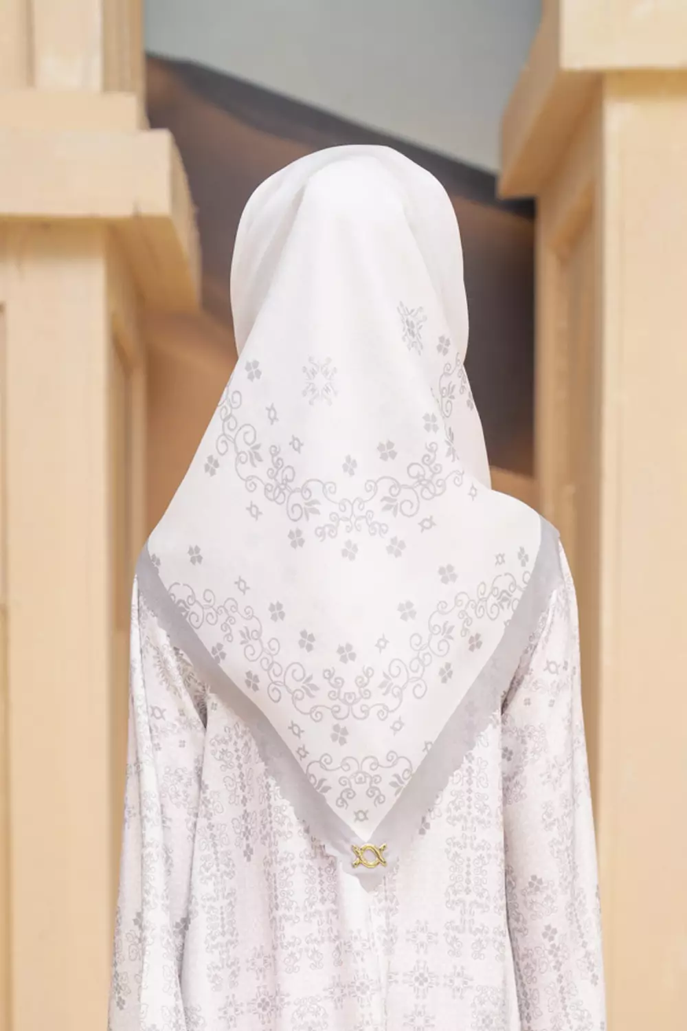 Klamby - Malqaf Scarf Kids Snowy Pearl