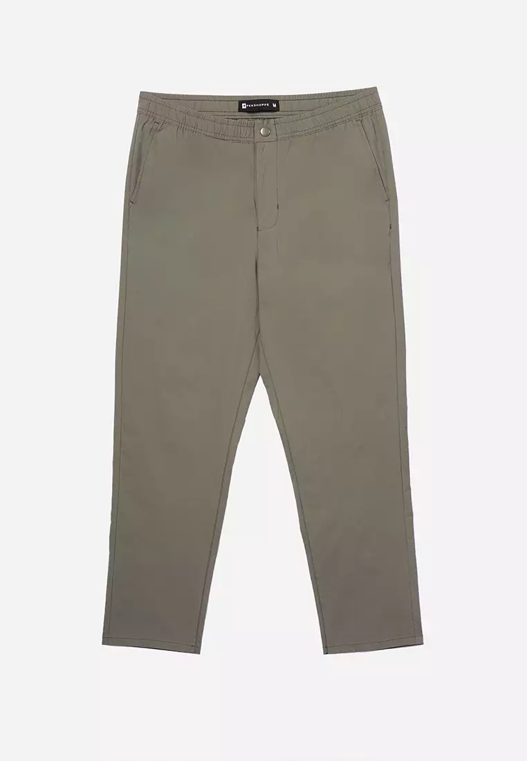 Slim Fit Staple Nylon Pants