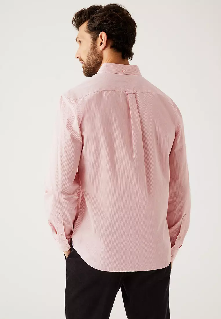 Pure Cotton Striped Shirt