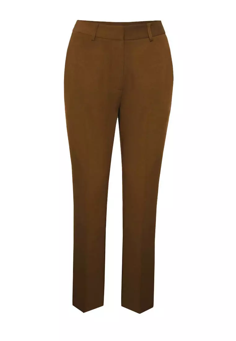 Priscila Mid Rise Cigarette Trousers