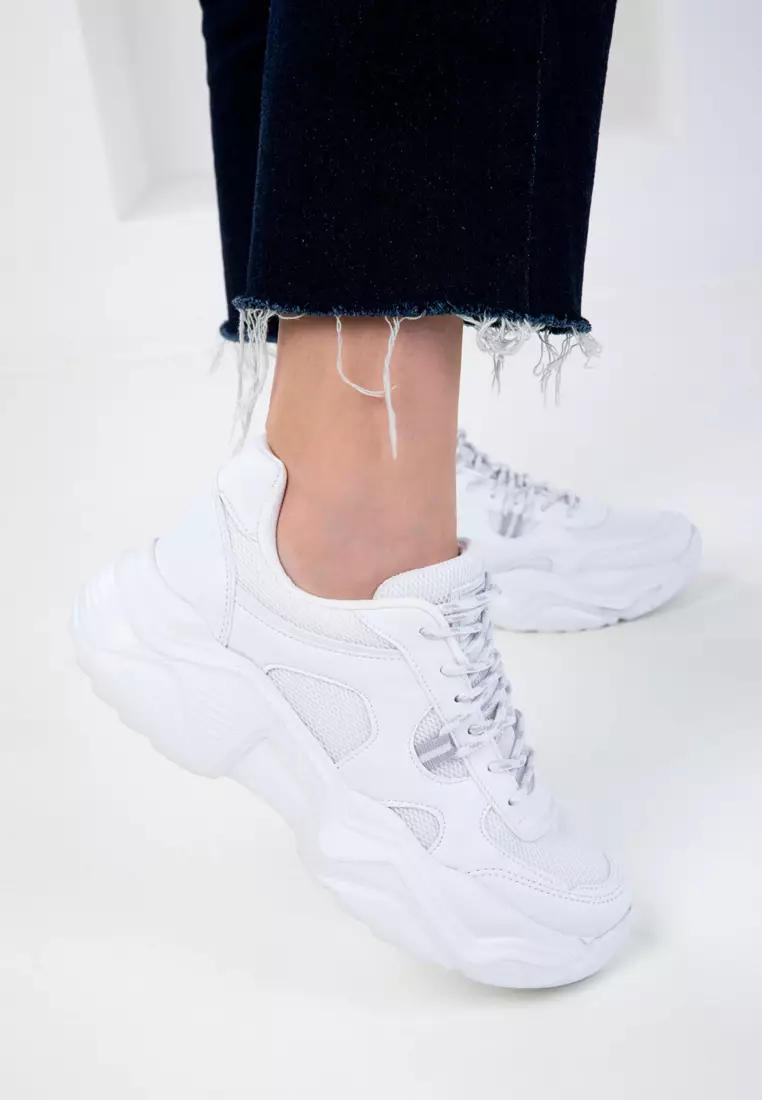 White Women's Sneaker 20574
