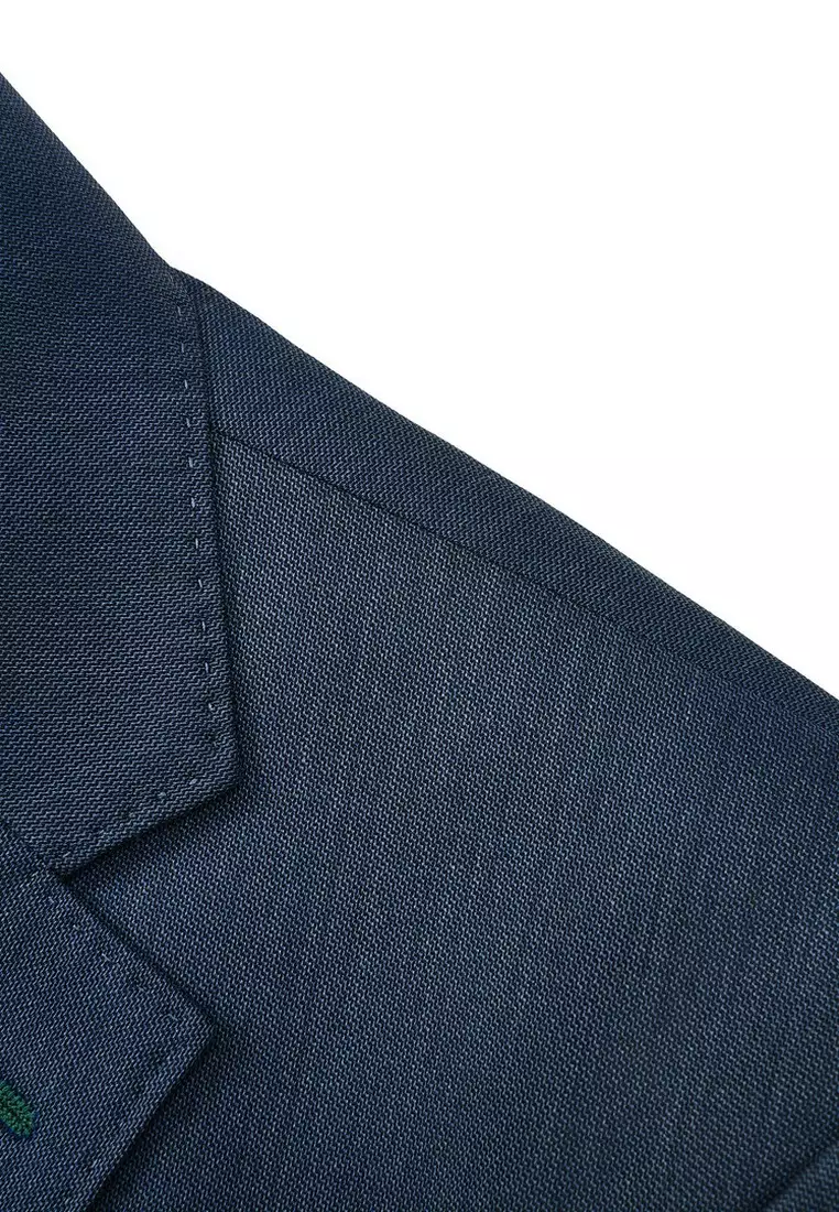 Super 160's Wool  BLAACK Suit Set