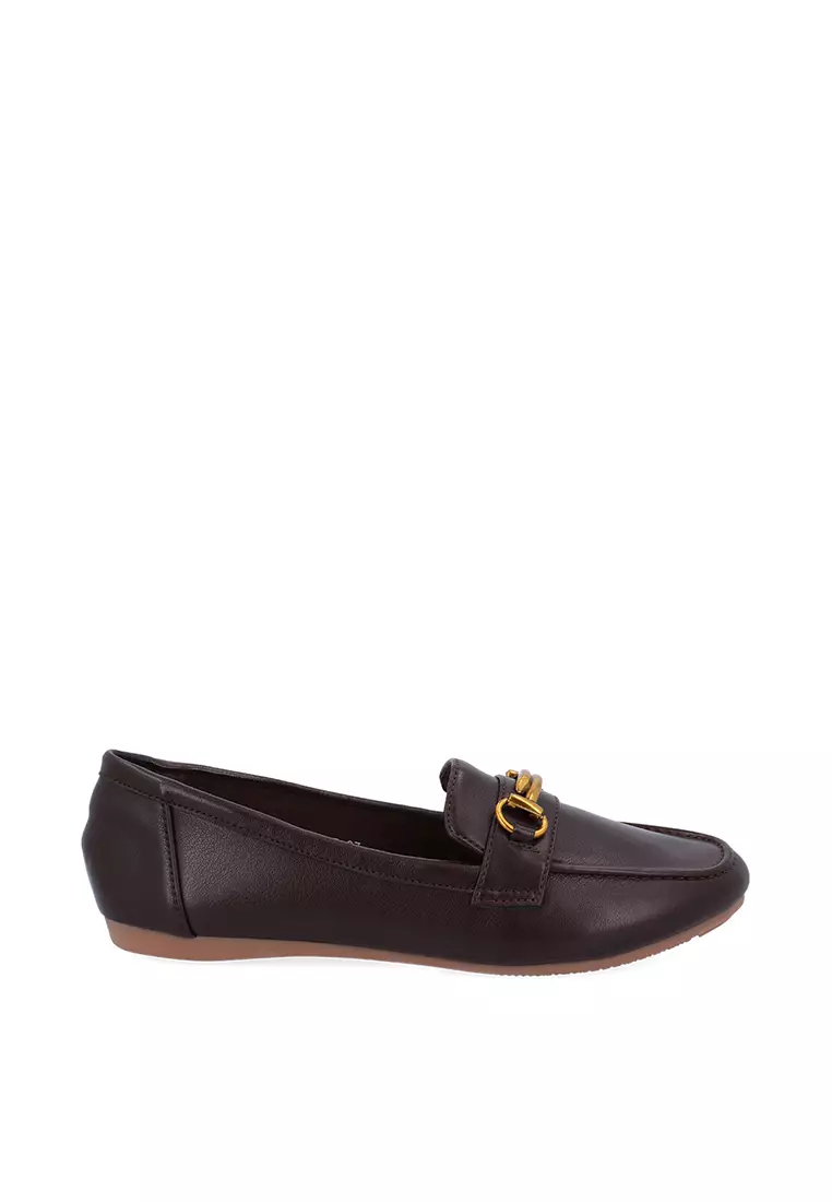 Discount on Carlo Rino  shoes - SKU: Dark Brown Valentina Loafers