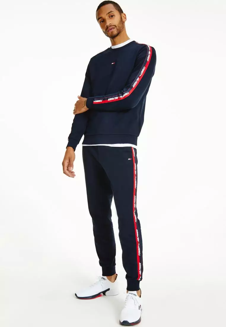 Tommy hilfiger best sale tape crew sweatshirt