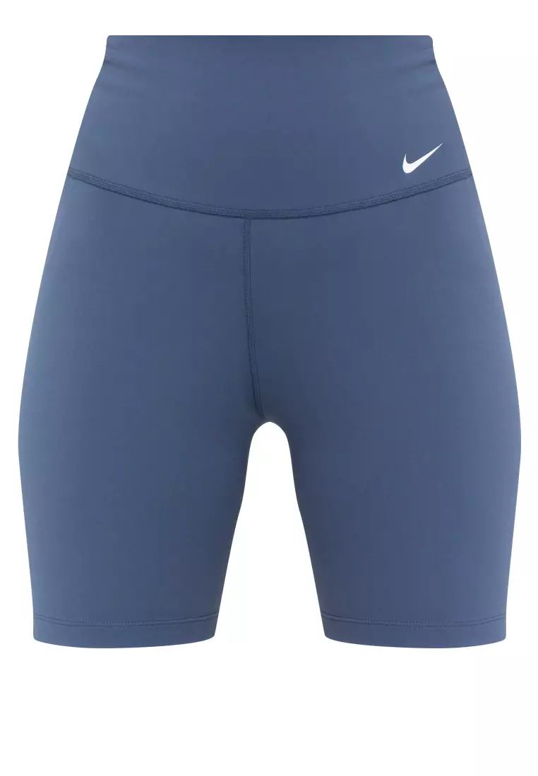 Nike 9143 Womens Light Blue Dri-fit Solid Tempo Running Shorts Size M