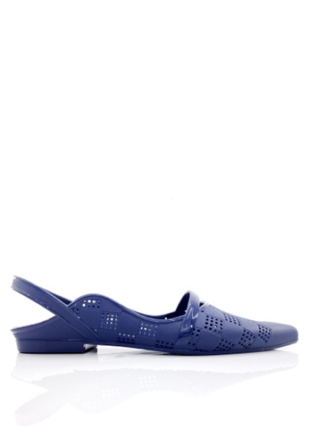 Twenty Eight Shoes blue Pointed Slingback Jelly Rain Shoes VR180A B77C9SH1C35389GS_1