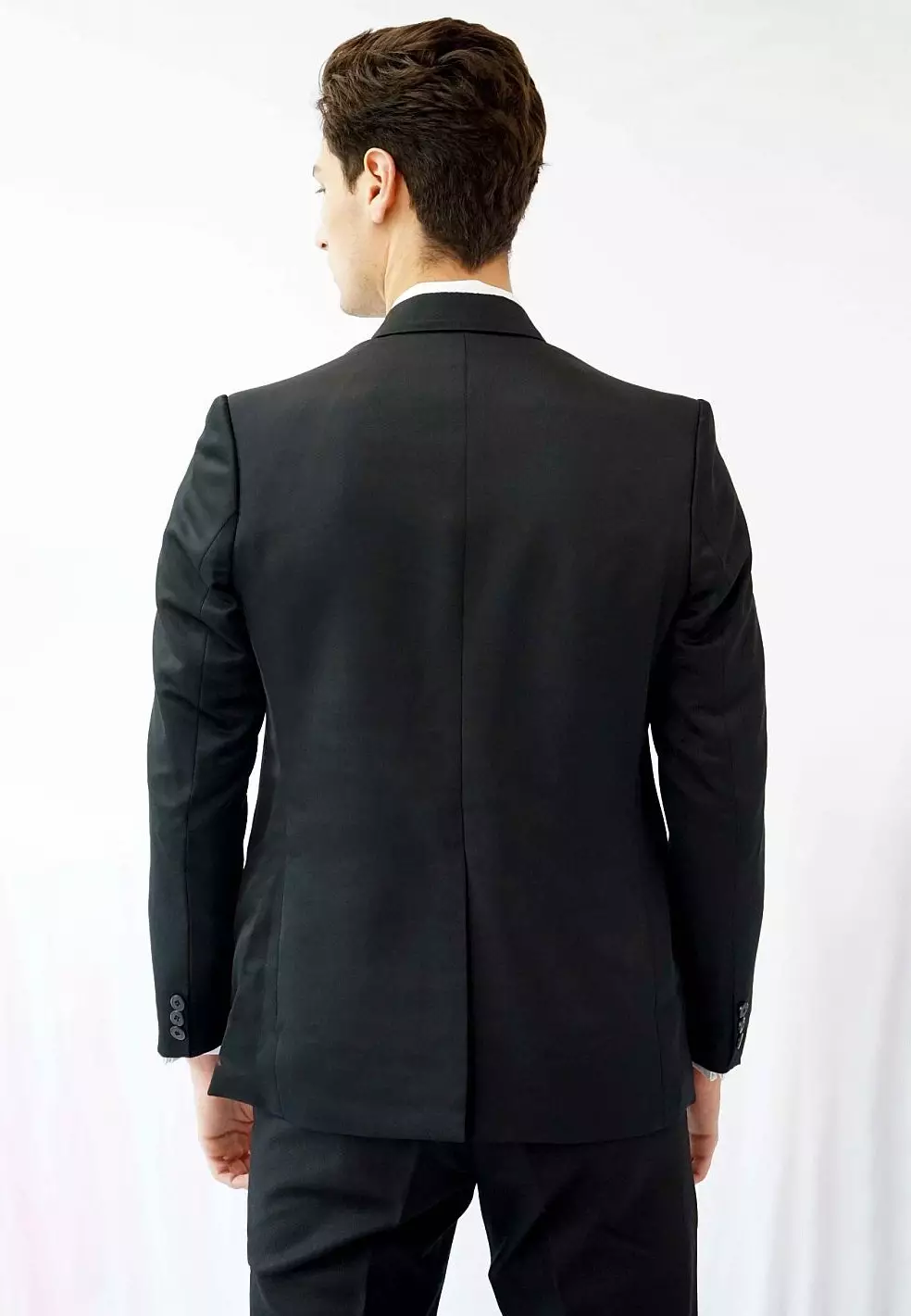Houseofcuff Jas Pria Slim Fit Suit Blazer Formal Hitam