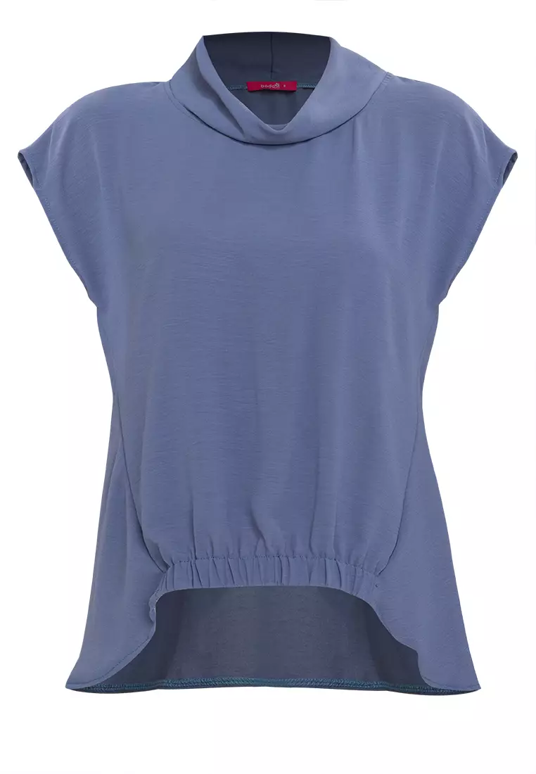 Latrice Cowl Neck Continuous Sleeve Top