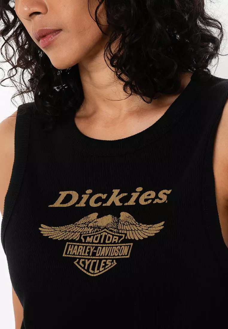 Dickies x H-D® Racerback Cropped Eagle Tank