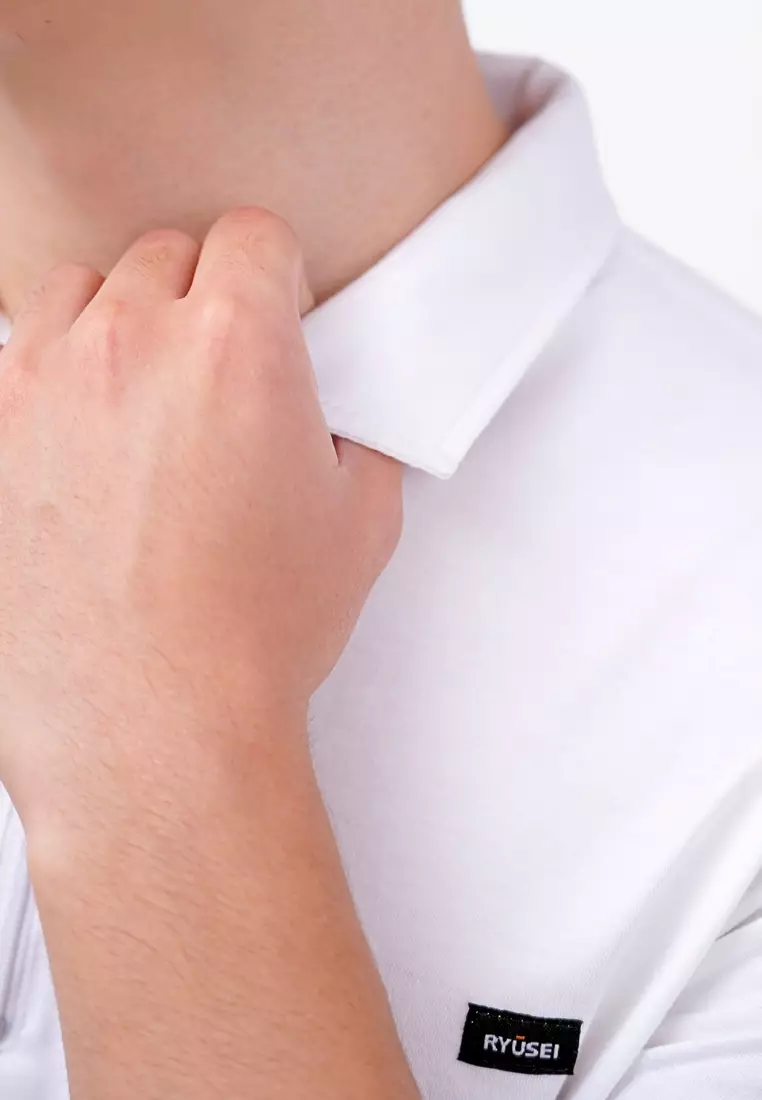 Ryusei Polo Pria Fushimi Combo White