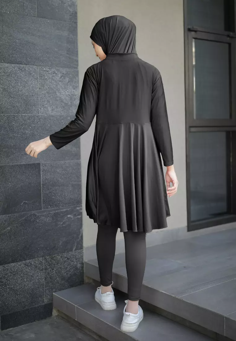 Zelena - Atasan Olahraga Wanita Ivy Longsleeve Tunic Reguler