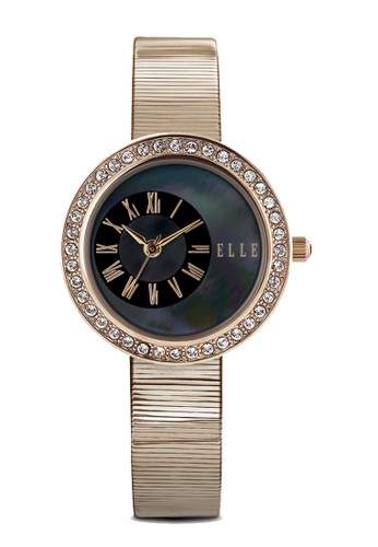 Jam tangan Elle Time EL20269B12N MESH Bracelet - Rosegold