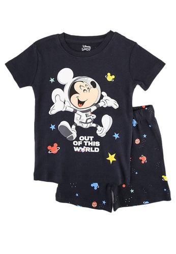 FOX Kids & Baby blue Disney T-Shirt and Shorts Set 867D4KABD15095GS_1