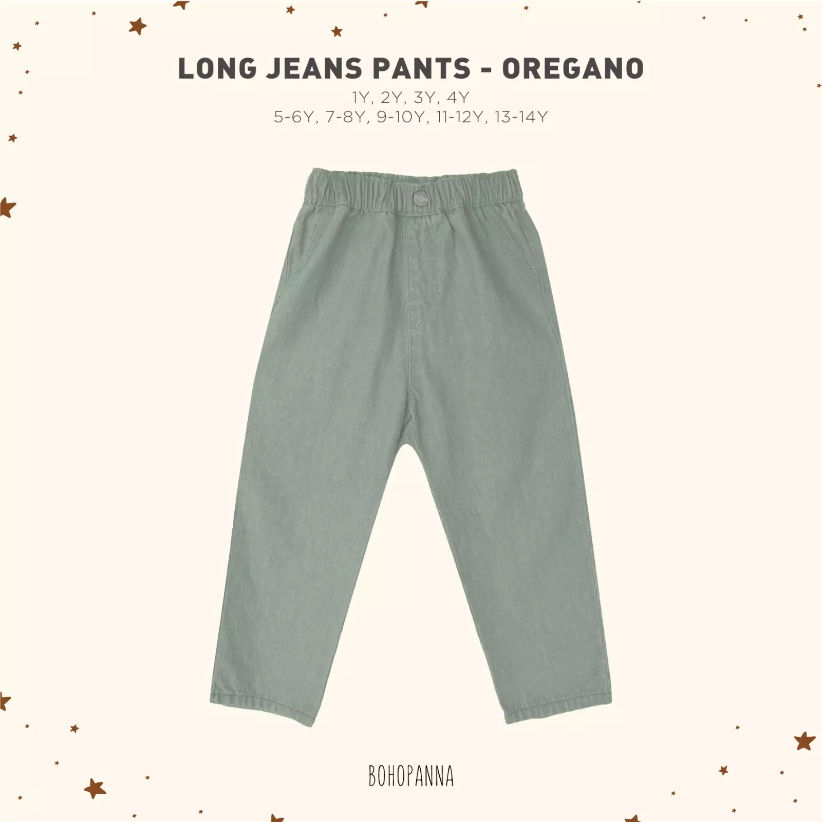 BOHOPANNA - LONG JEANS PANTS - CELANA JEANS ANAK