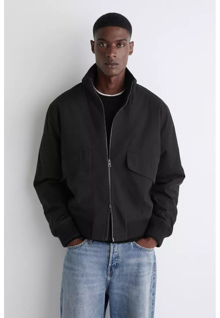 Buy COS PADDED COTTON FLIGHT JACKET Online | ZALORA Malaysia