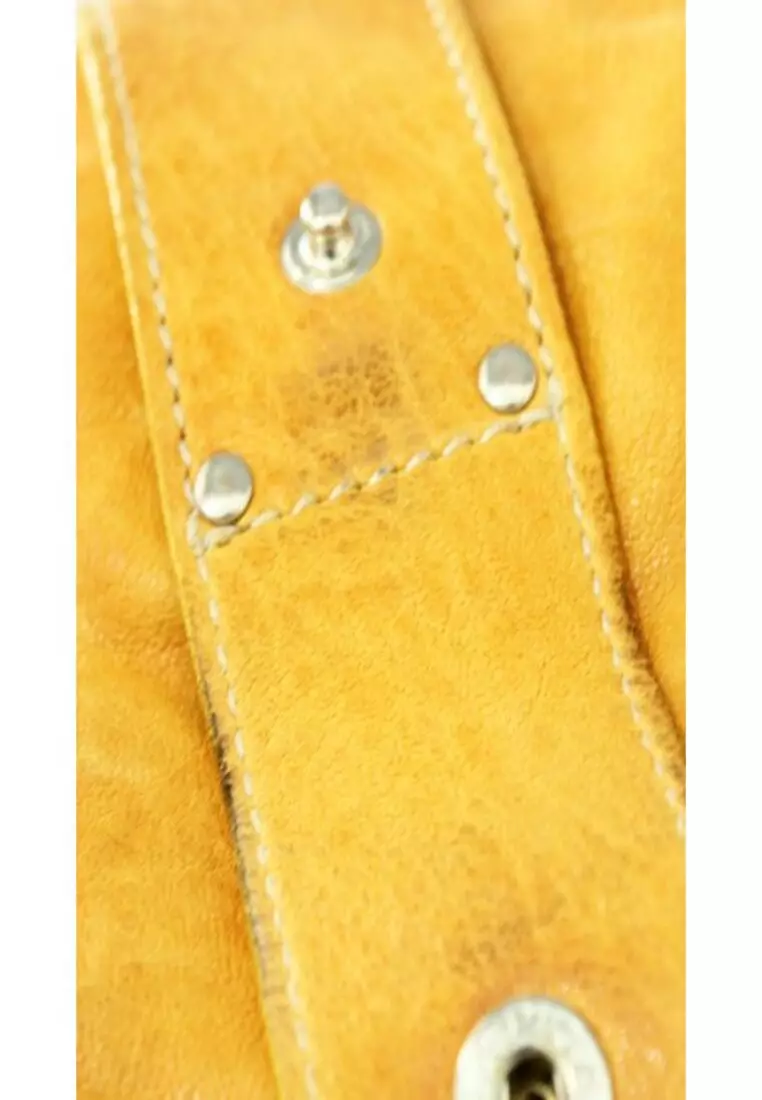 Miu Miu PreLoved MIU MIU Yellow Leather Shoulder Bag 2023 Buy Miu