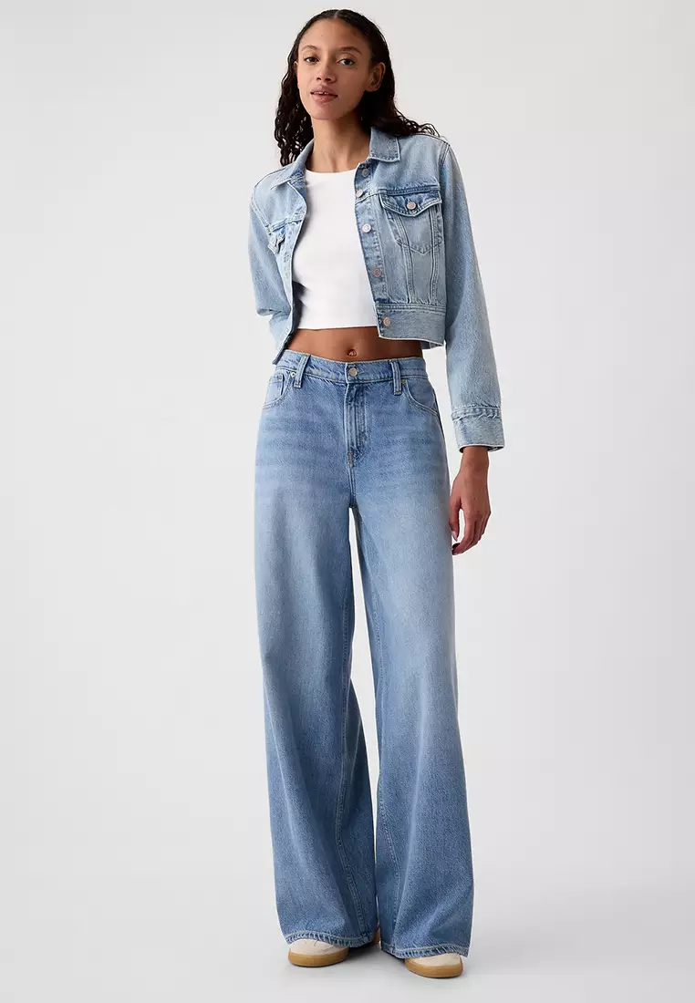 Mid Rise Baggy Jeans