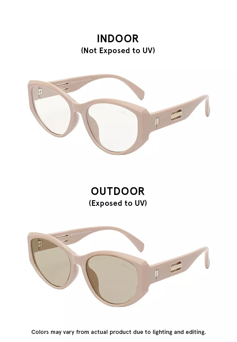 Unisex Photochromic Sunglasses - Beige