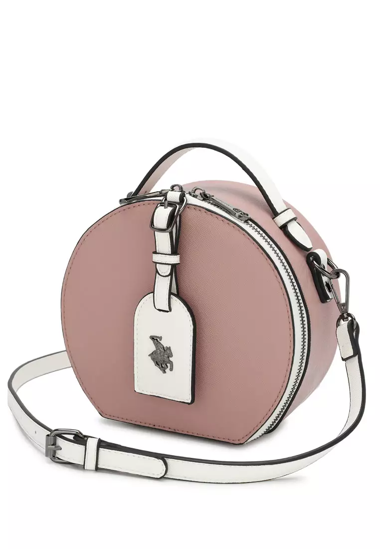 Women's Shoulder Bag / Sling Bag / Crossbody Bag (Tas Bahu / Tas Selempang Wanita) - Merah Jambu