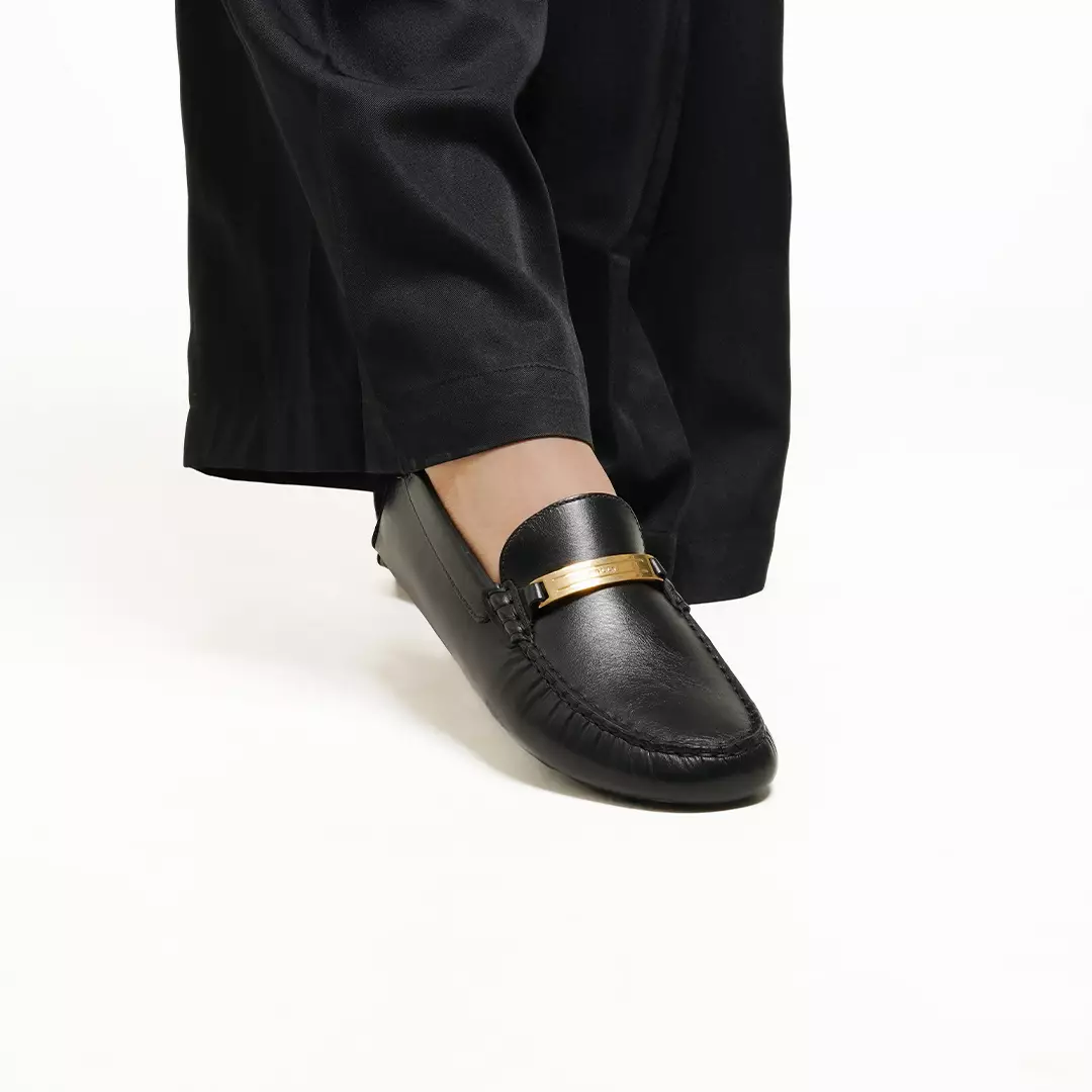 Kaley Loafers in Leather - Black