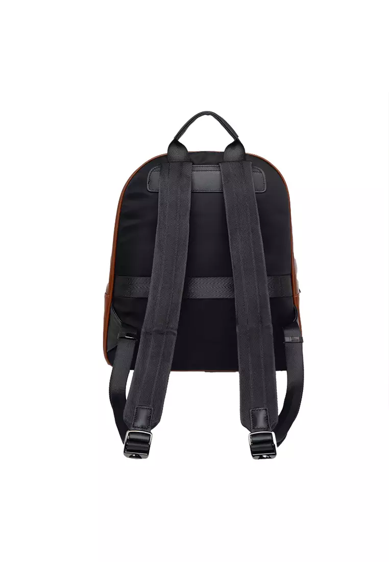 Backpack Tas Ransel Kulit Pria Gino Mariani Alwine Brown