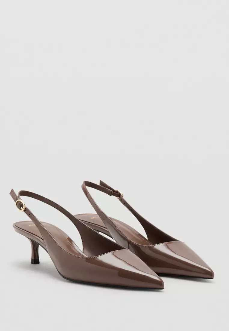 Kitten-Heel Pointed Shoes