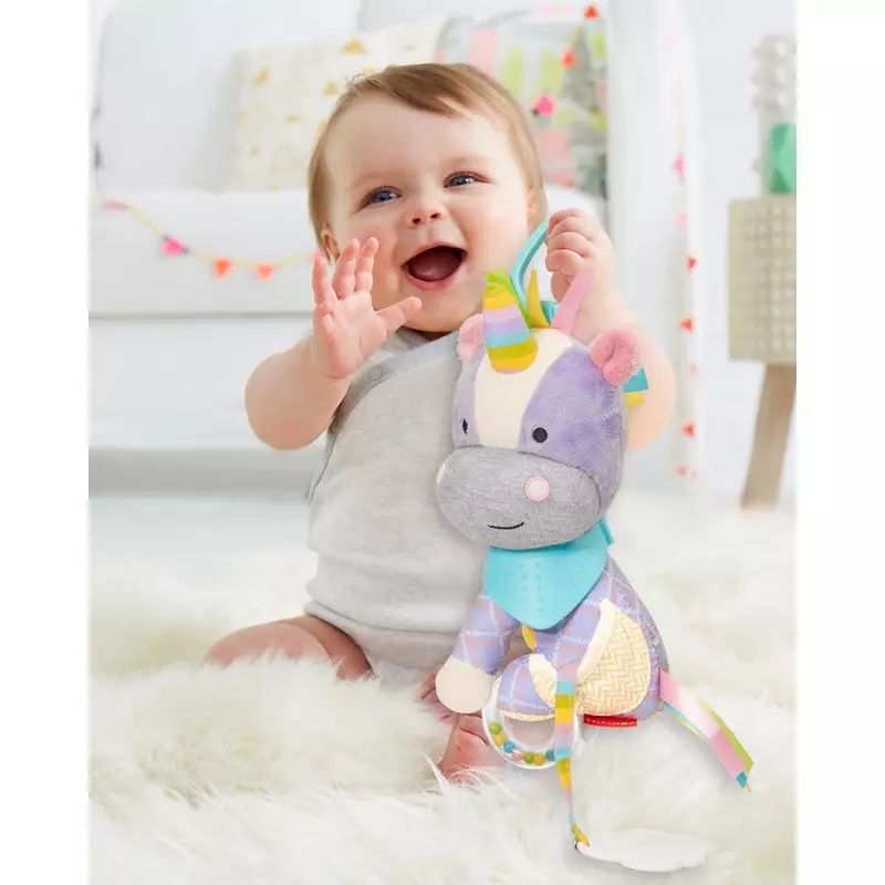 Skip Hop Bandana Buddies Activity Toy Unicorn - Mainan Stroller Anak
