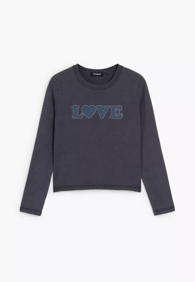 Desigual Woman I Love Desigual T-shirt.