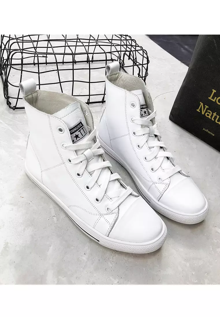Smart high top trainers sales