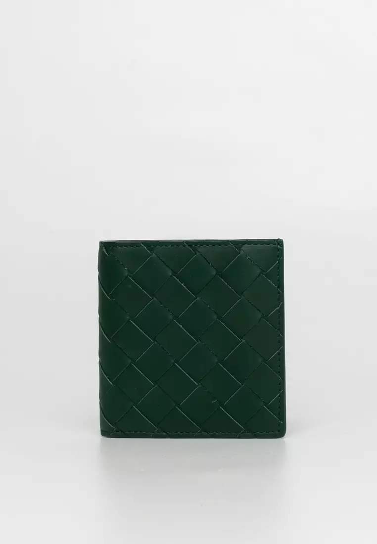 bottega green wallet