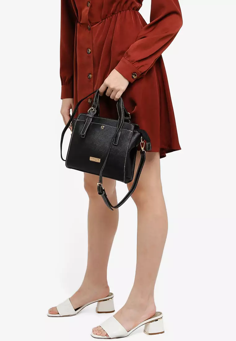 Saffiano Convertible Satchel