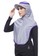 Attiqa Active grey Long Runner- Grey list Purple , Sport Hijab A81F5AA8B4FADBGS_3