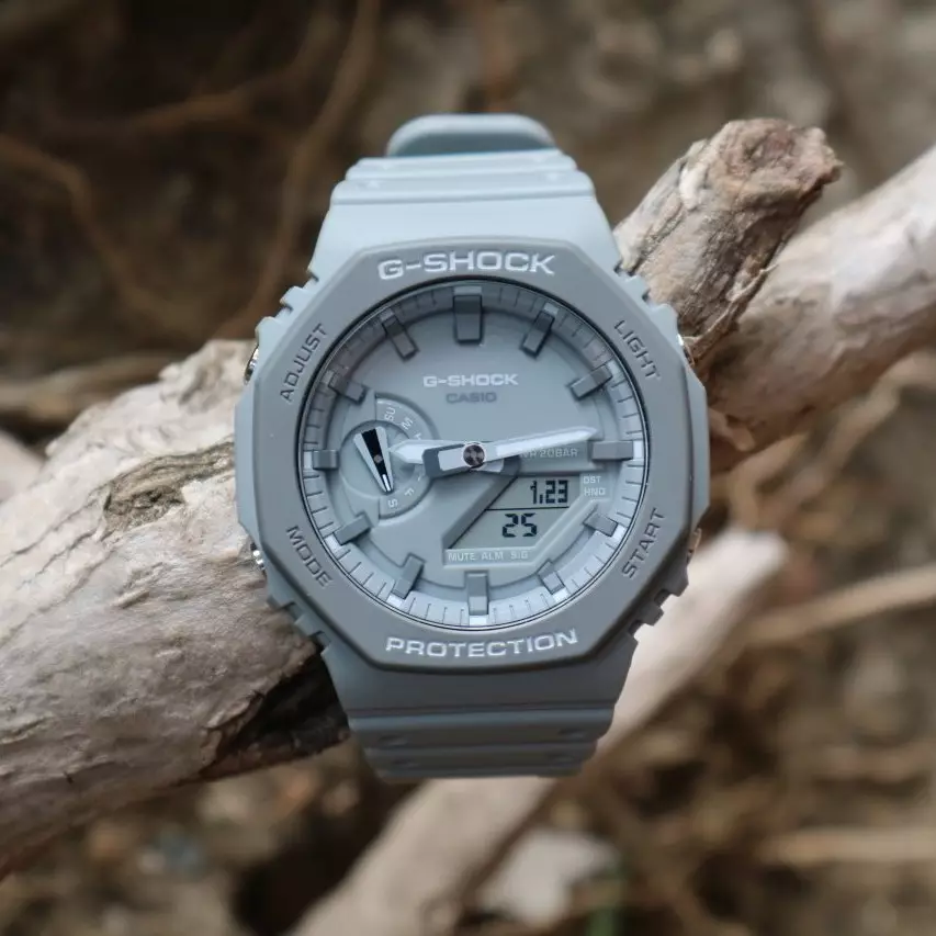 Casio G-Shock GA-2110ET-8ADR Karet Full Grey