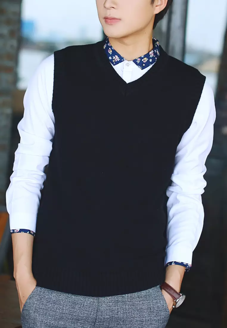 V-neck Casual Vest XH2019