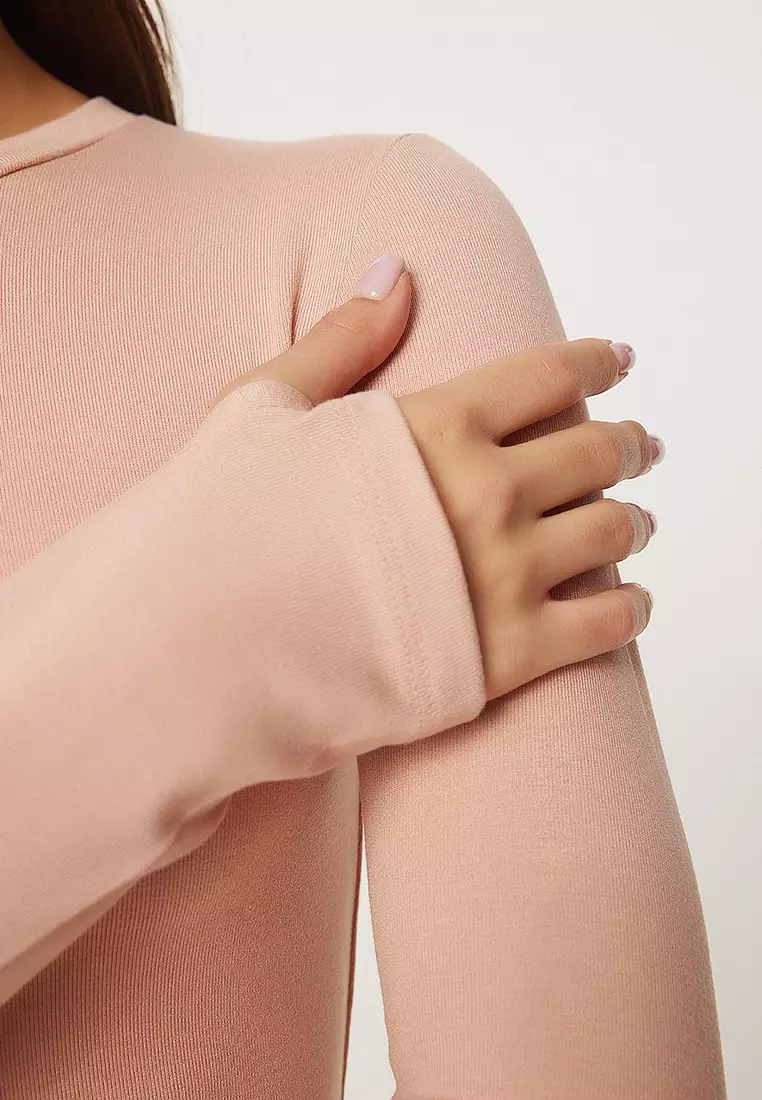 Crew Neck Long Sleeves Top 2-Pack