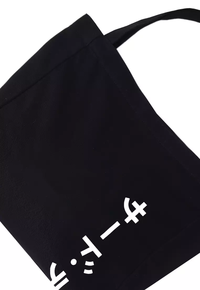 AMC53 Totebag Thirdday Big Katakana Vertikal Black