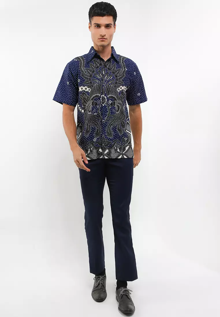 Austin Shirt Kemeja Batik Katun Lengan Pendek