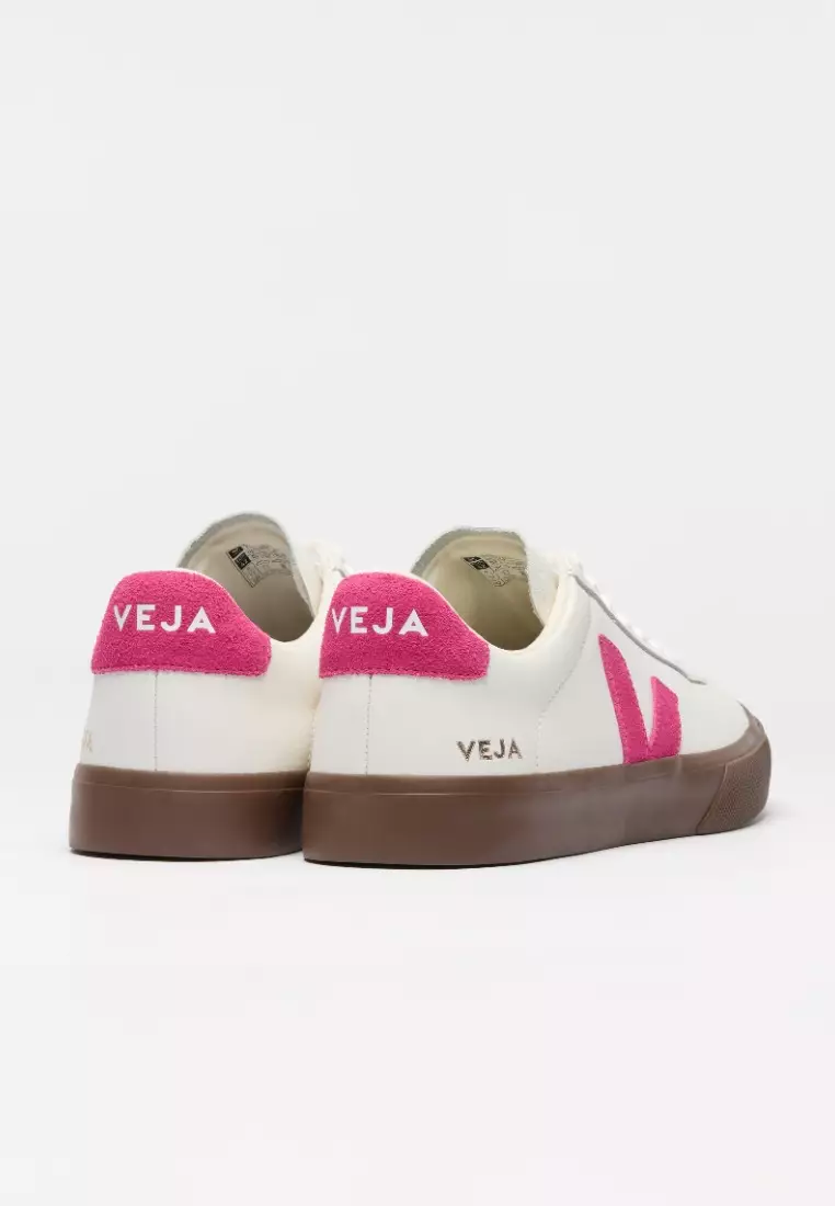 Campo Leather White Pink Bark Sneakers