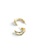 FAWNXFERN gold Double Band Irregular Half Hoop Earrings FB5B2AC80F2928GS_3