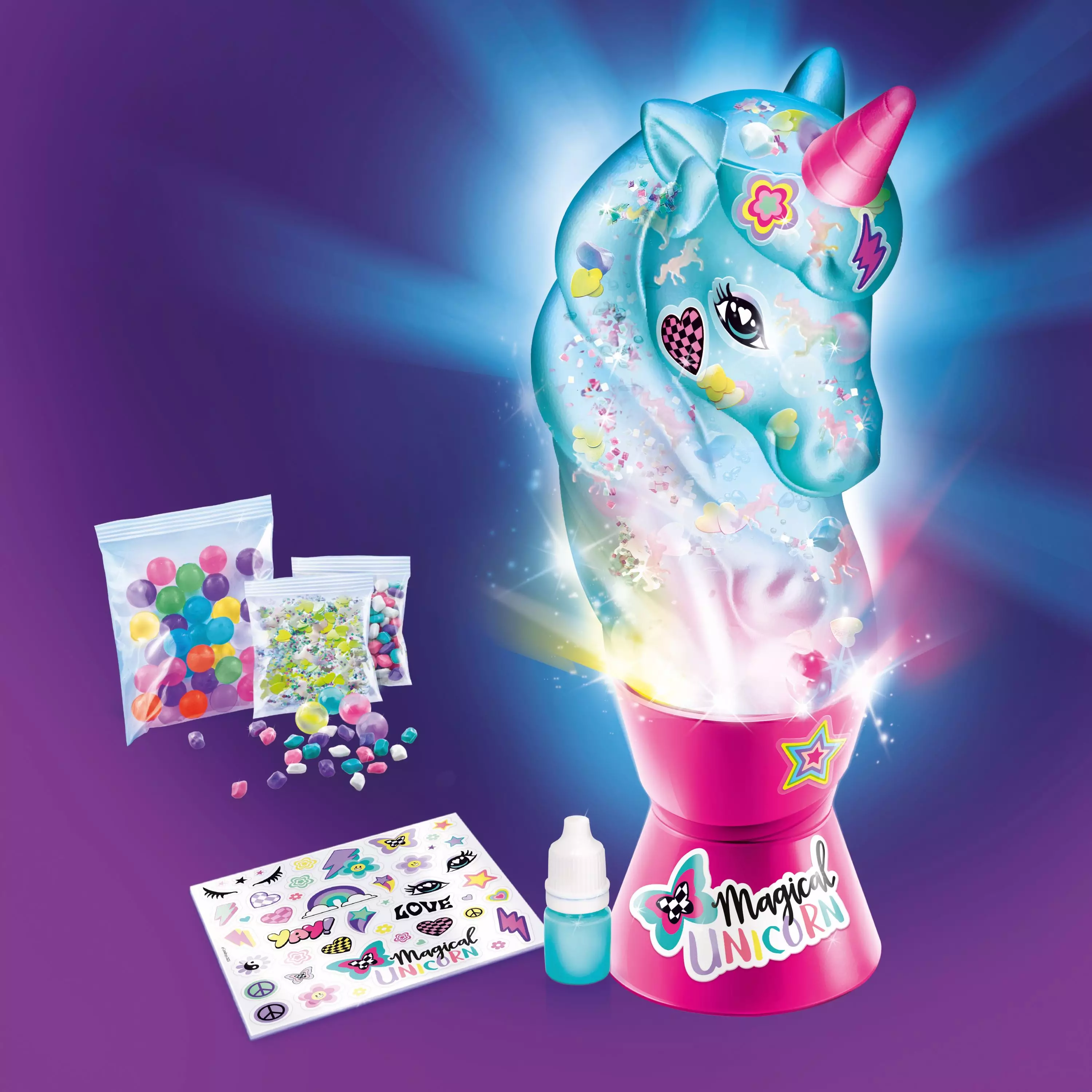 Unicorn Big Lava Lamp - Mainan  anak