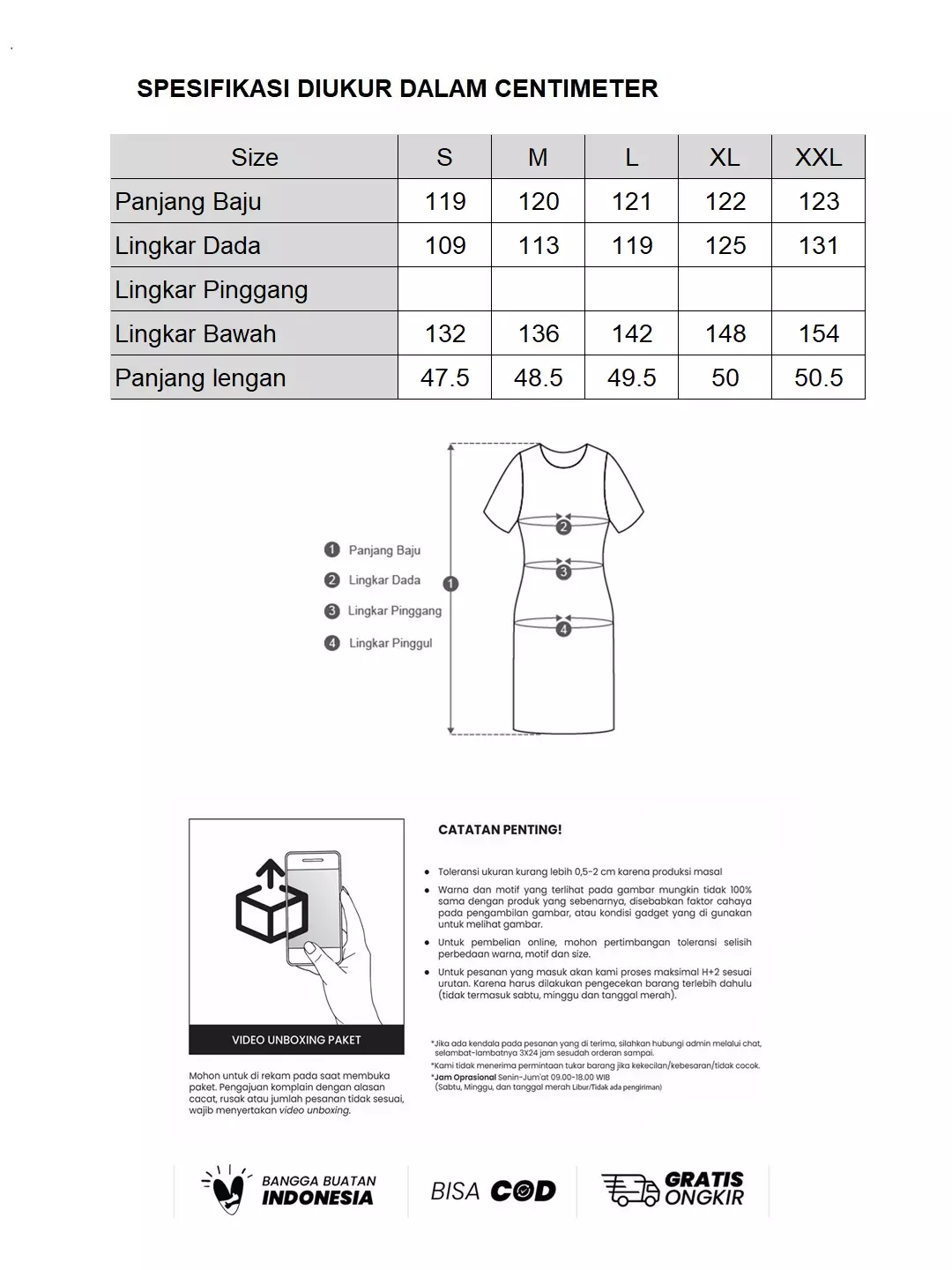 Minimal - Melisande - Dress Motif Garis - Blue Dark Warna Blue_Dark