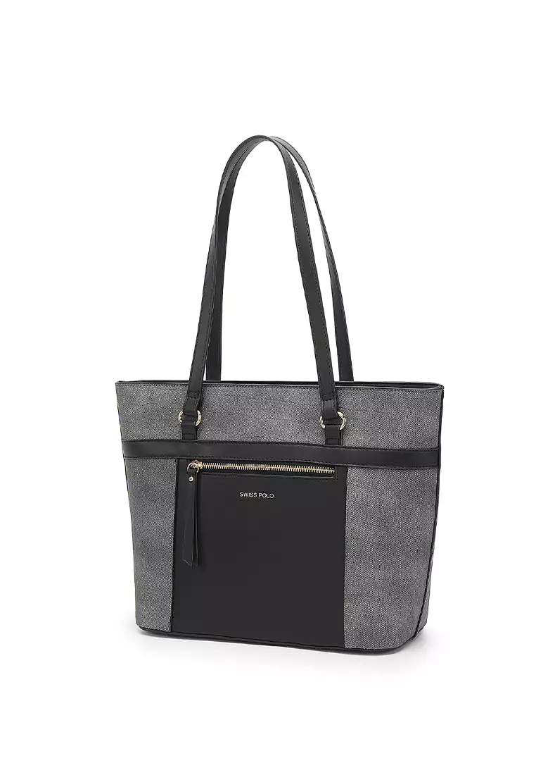 Women's Tote Bag / Shoulder Bag - Black